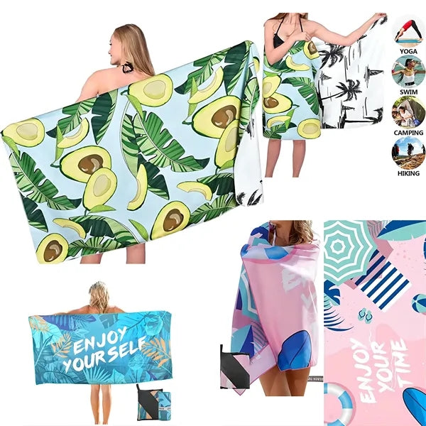 27.5" X 55.2" Beach towel