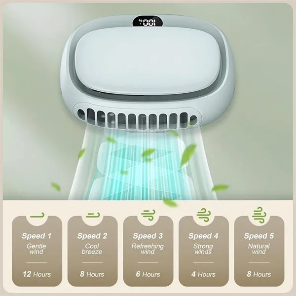 Portable Outdoor 5 Speed Handheld Mini Neck Fan