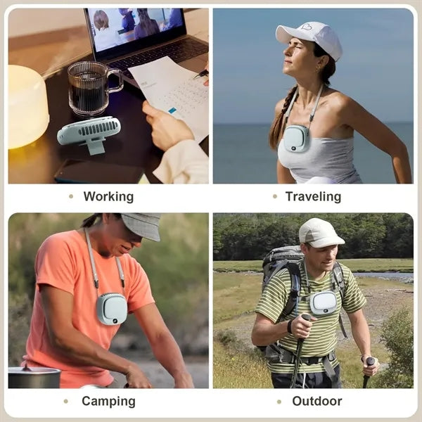 Portable Outdoor 5 Speed Handheld Mini Neck Fan