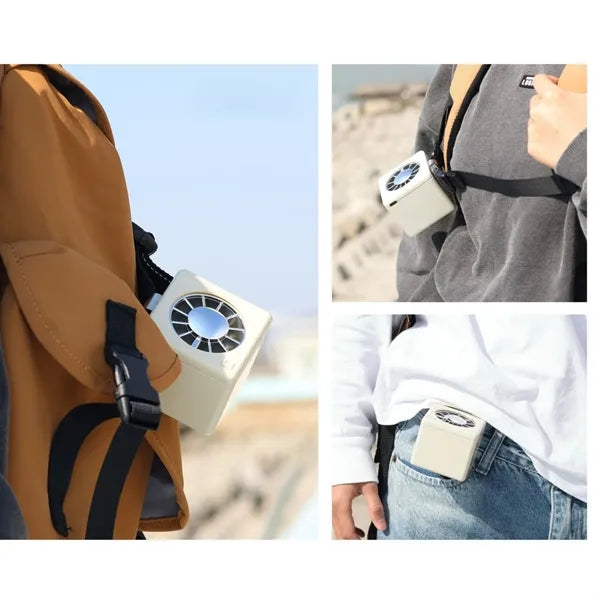 Square Mini 3 Wind Speeds Desktop Clip-on Fan