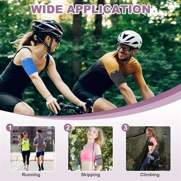 Running Cell Phone Armband Sleeve with Zipper Pocket