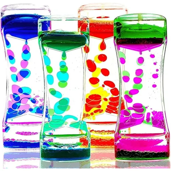 Colorful Hourglass Timer With Droplet Movement