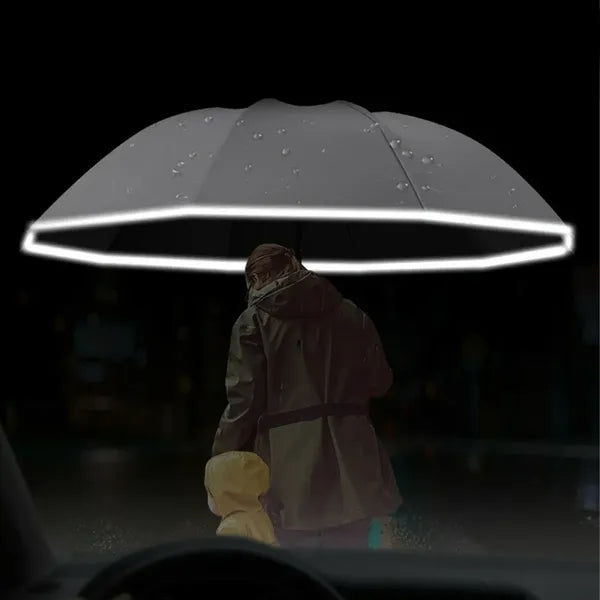 35" Kids Safety Reflective Edge Stick Umbrella