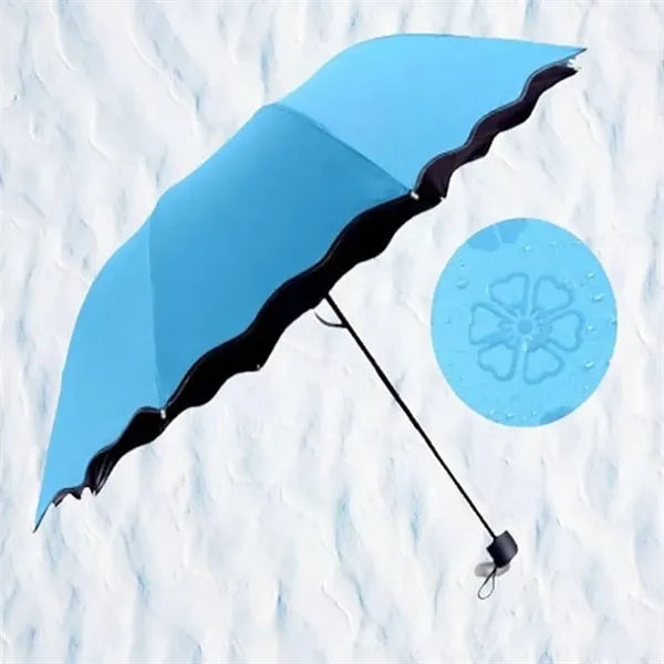 38" Magic Blossom Water Activated Anti UV Folding Umbrella