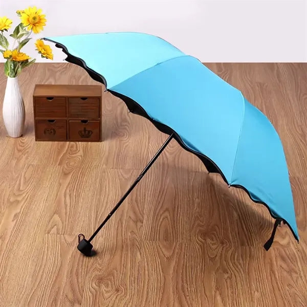 38" Magic Blossom Water Activated Anti UV Folding Umbrella