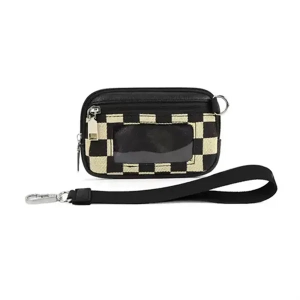 Mini Zip Card Case with Clear ID Window