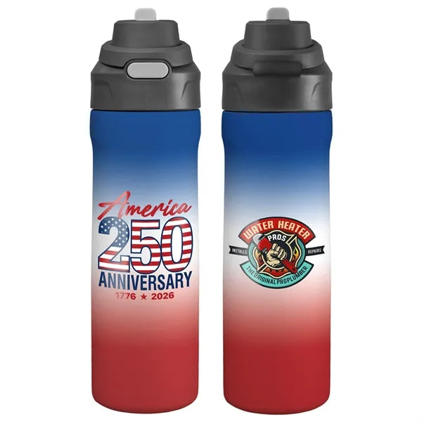 Patriotic Recycled Stainless Steel Bottle