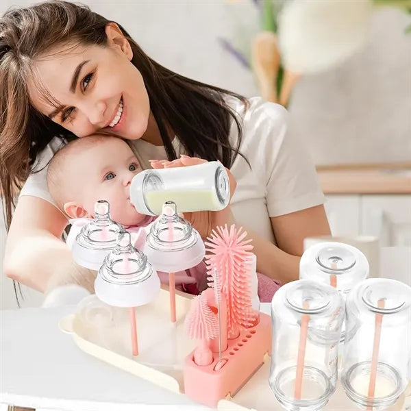 7-in-1 Baby Bottle Cleaner Kit for Home & Travel