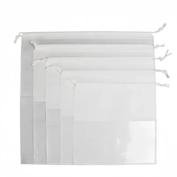 12" x 12" Practical Transparent Window Non-Woven Bag