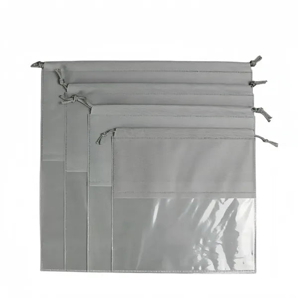 12" x 12" Practical Transparent Window Non-Woven Bag