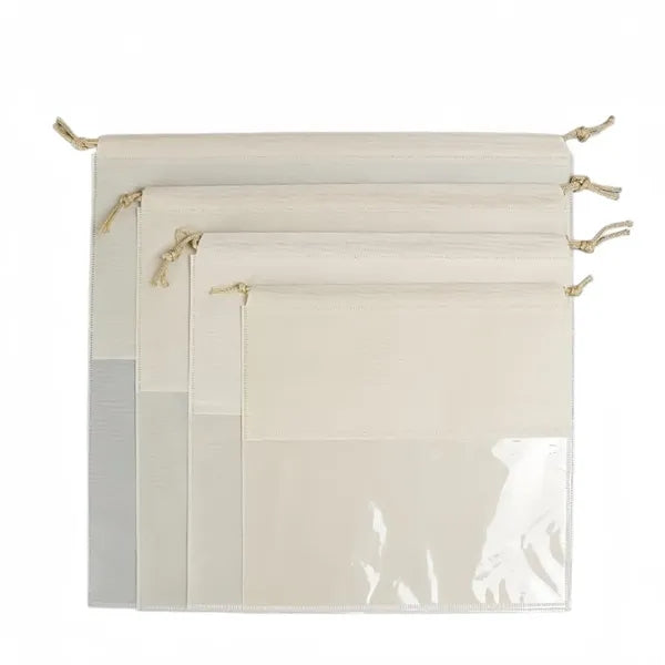 12" x 12" Practical Transparent Window Non-Woven Bag