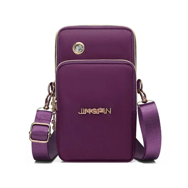 Versatile Oxford Cloth Crossbody Cell Phone Bag