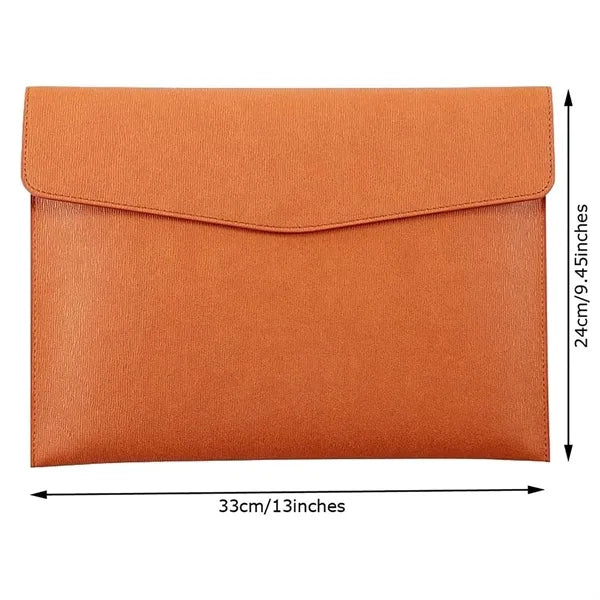 PU Leather A4 Document Folder
