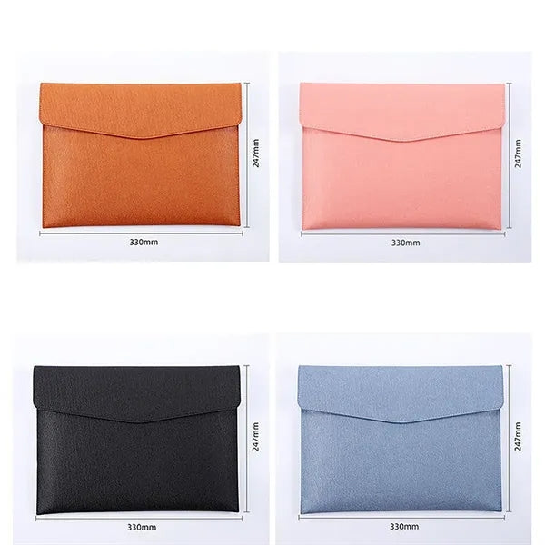 PU Leather A4 Document Folder