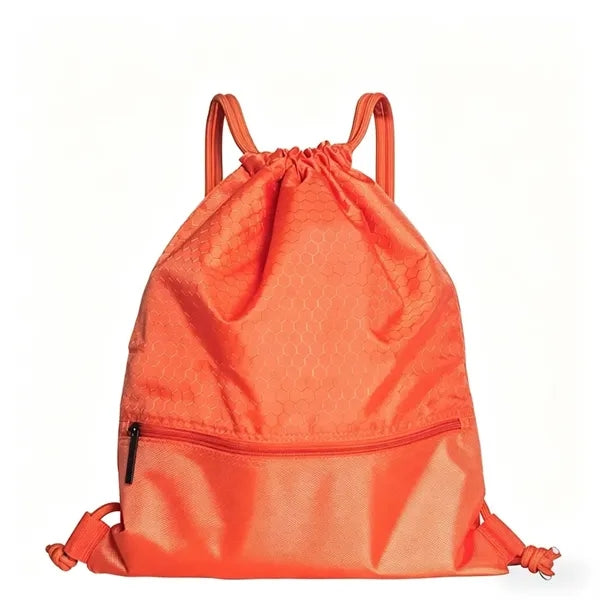 18" x 14" Breathable Polyester Drawstring Backpack