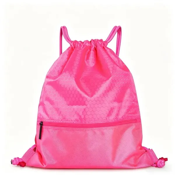 18" x 14" Breathable Polyester Drawstring Backpack