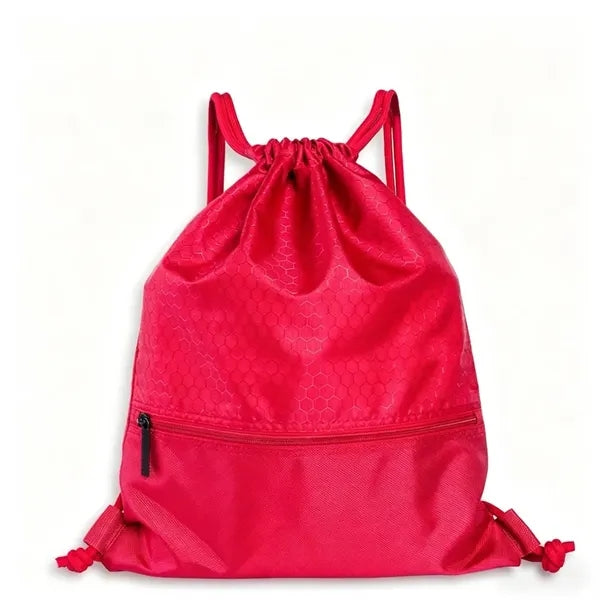 18" x 14" Breathable Polyester Drawstring Backpack