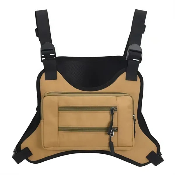Logo Tactical Nylon Chest Pack Bag
