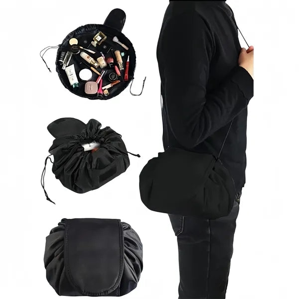 Lightweight Portable Polyester Drawstring Makeup Bag