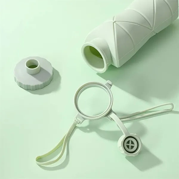 Silicone Collapsible Leakproof Foldable Water Bottle