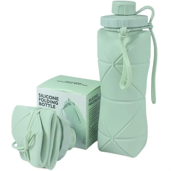 Silicone Collapsible Leakproof Foldable Water Bottle