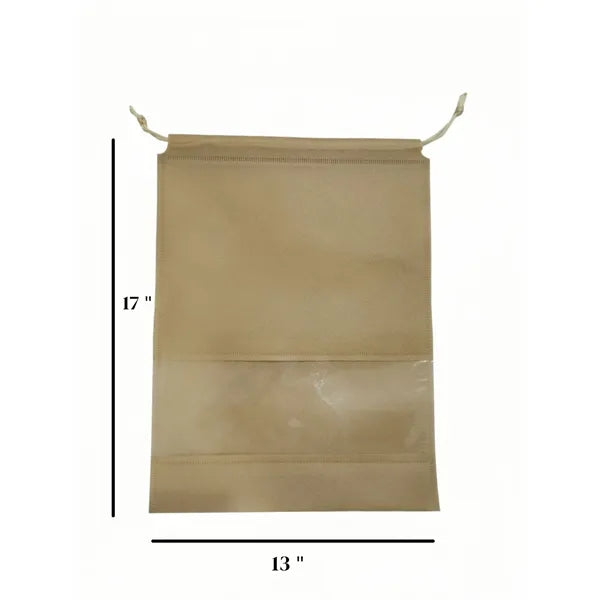 Eco-Friendly Stylish Non-Woven Drawstring Shoe Bag