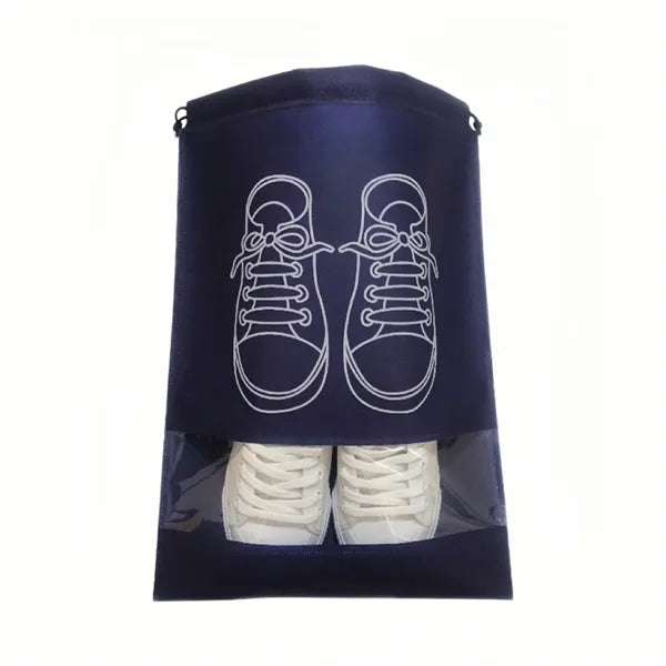 Eco-Friendly Stylish Non-Woven Drawstring Shoe Bag