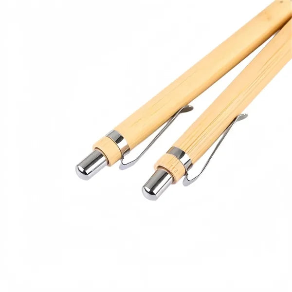 Sleek Lightweight Portable Bamboo Ballpoint Stylus Pen