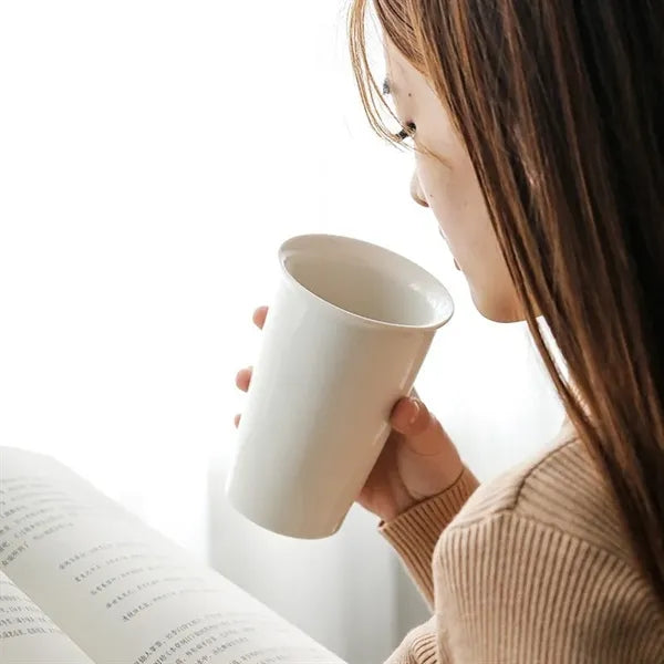 11oz Ceramic Coffee Mug with Silicone Lid