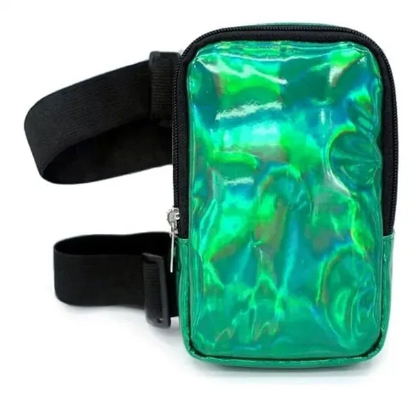 Holographic Reflective Adjustable Leg Bag Fanny Pack