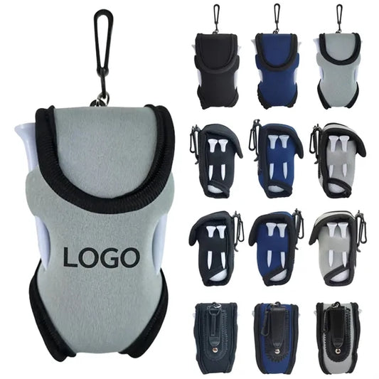 Neoprene Golf Ball Pouch With Clip