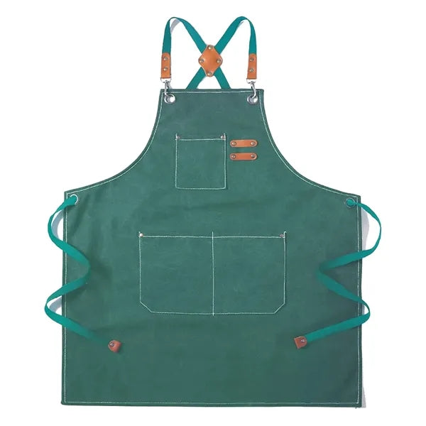 Heavy Duty Canvas Coffee Shop Kitchen Gardening Apron