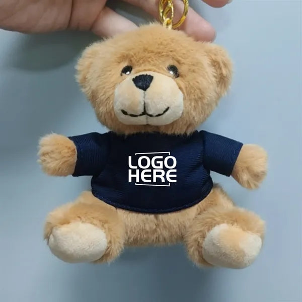 Cute Bear Plush Keychain