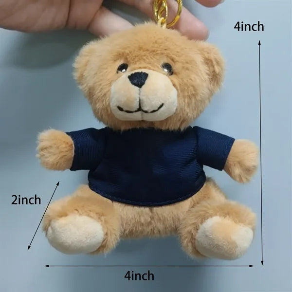 Cute Bear Plush Keychain