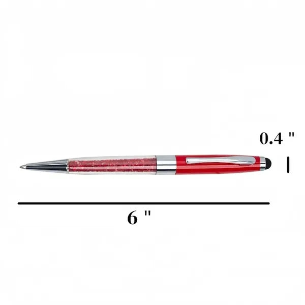 Sparkling Creative Metal Ballpoint Stylus Pen
