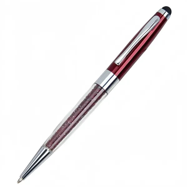 Sparkling Creative Metal Ballpoint Stylus Pen
