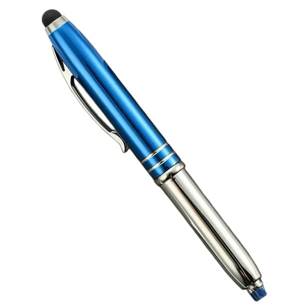 Multi-Function Bright Metal Ballpoint Stylus Pen