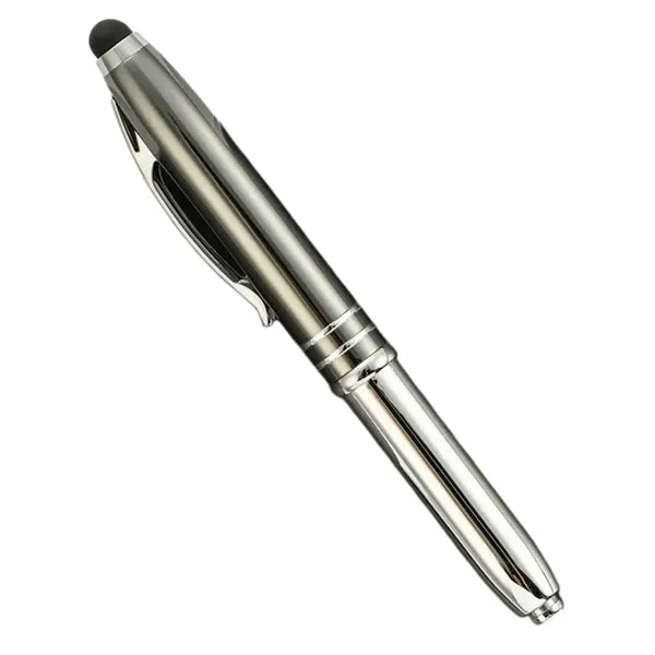 Multi-Function Bright Metal Ballpoint Stylus Pen