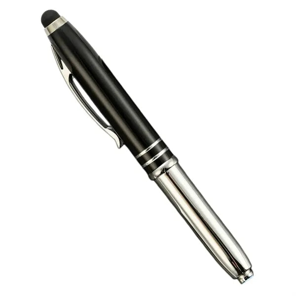 Multi-Function Bright Metal Ballpoint Stylus Pen