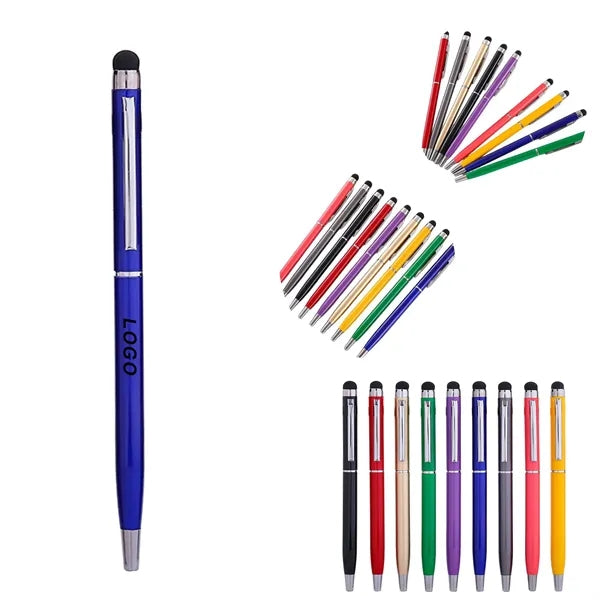 2-in-1 Capacitive Stylus Pen w/ Ballpoint