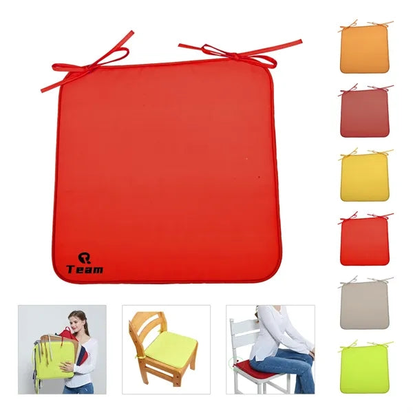 Non Slip Square Seat Covers Chair Mat Cushion Pads with Ties