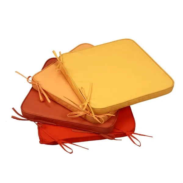 Non Slip Square Seat Covers Chair Mat Cushion Pads with Ties
