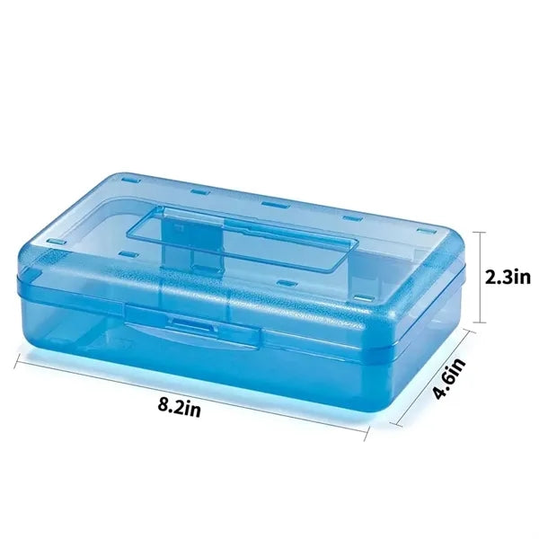 Clear Plastic Pencil Box