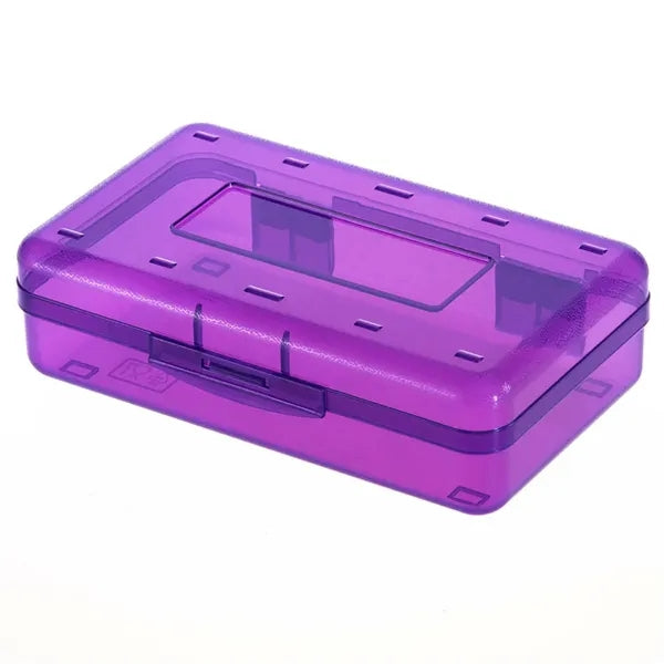 Clear Plastic Pencil Box