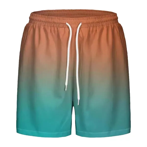 Sublimation Drawstring Casual Summer Beach Shorts