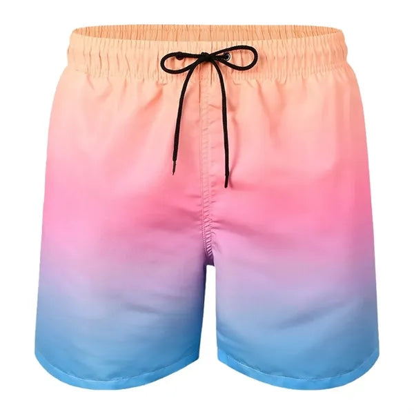 Sublimation Drawstring Casual Summer Beach Shorts