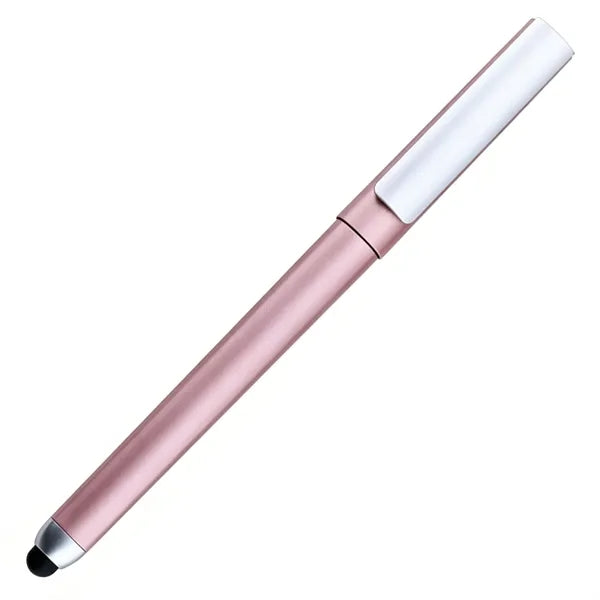 Multi Tool Bamboo Stylus Ballpoint Pen