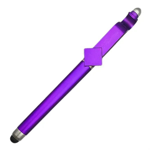 Plastic QR Code Phone Stand Stylus Pen