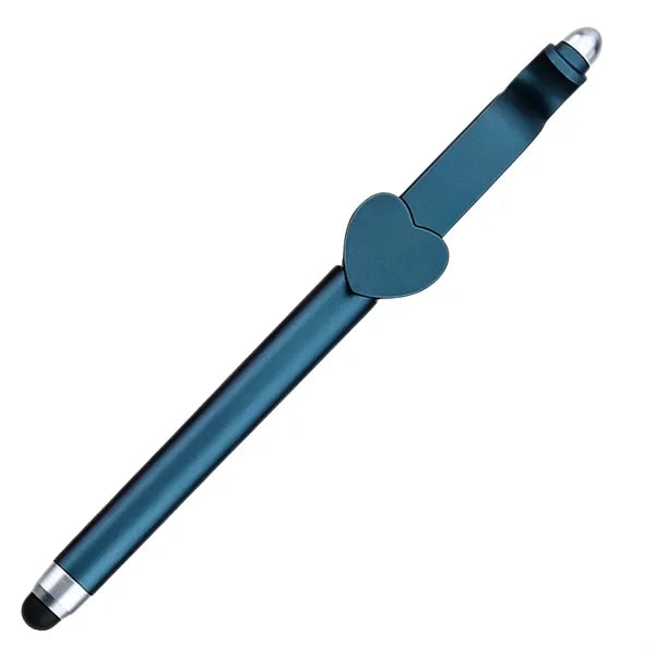 Heart Shape Phone Stand QR Code Stylus Pen