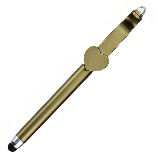 Heart Shape Phone Stand QR Code Stylus Pen
